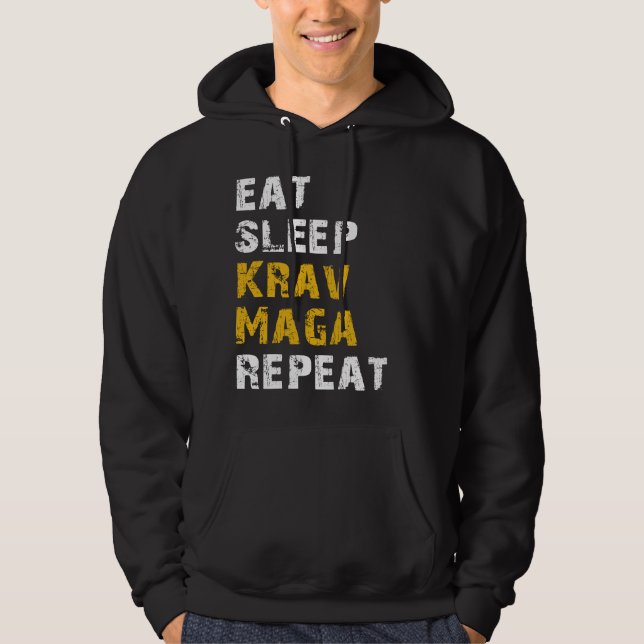 Sudadera dormir Krav Maga (Anverso)