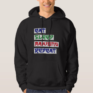 Sudadera Dormir Mahjong Repetir las tarjetas Mahjong Pla