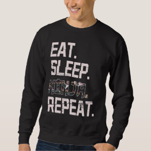 Sudadera Dormir Ninja Repetir El Shinobi Japonés Para El Ve
