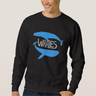 Sudadera Dos ballenas salvan a las ballenas Mammal Conserva