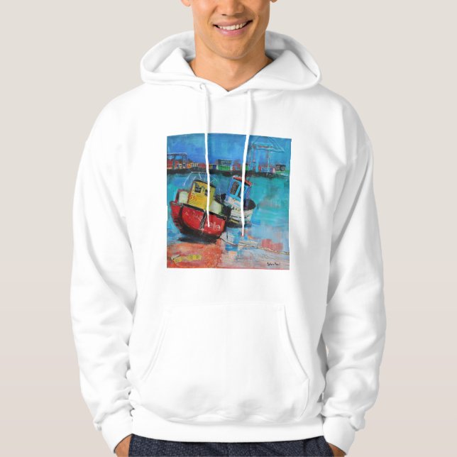 Sudadera Dos barcos de pesca alegres 2012 (Anverso)