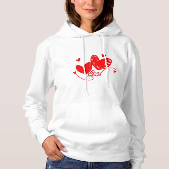 Sudadera 💕 ❤️ Dos Corazones, Un Amor ❤️ 💕 (Anverso)
