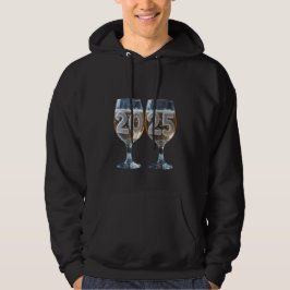 Sudadera Dos lentes de clonación con burbujas Diseño de año
