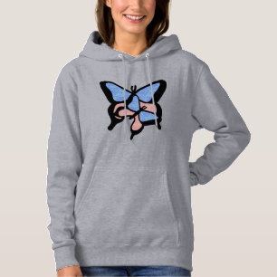 Sudadera Dos mariposas de colores