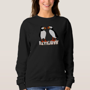 Sudadera Dos Puffins Cutos De Reykjavík Islandia 1