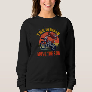 Sudadera Dos Ruedas Mueven El Biker Del Alma