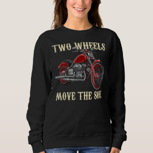Sudadera Dos Ruedas Mueven La Motocicleta Soul Biker