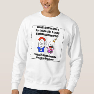 Sudadera Dos suéteres pegajosos y un fantasma del fiesta