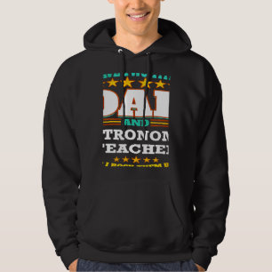 Sudadera Dos títulos Papá y profesor de astronomía los hago