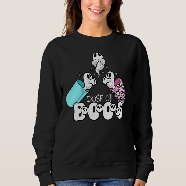 Sudadera Dosis de Boos Funny Fantasma Halloween (Anverso)