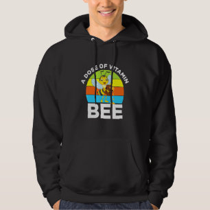 Sudadera Dosis Vitamina Abeja Miel Abeja Apicultor Tierra D