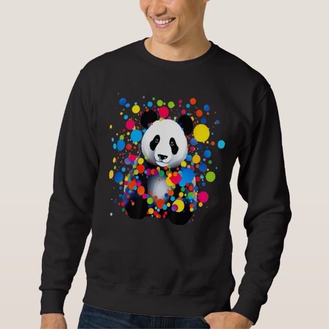Sudadera Dot Day Panda Bear Septiembre Creatividad Dot Day  (Anverso)