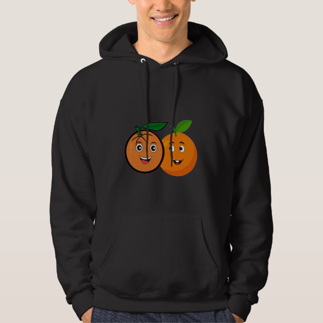 Sudadera Double Trouble Oranges  (Anverso)