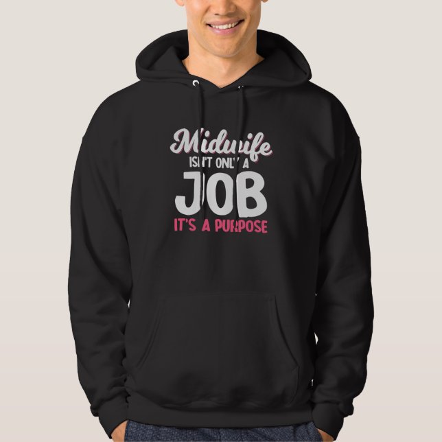 Sudadera Doula Midwife Birth Companion Childbirth Coach (Anverso)