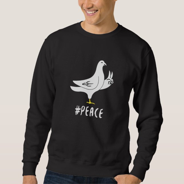 Sudadera Dove Bird Da Símbolo De La Paz (Anverso)