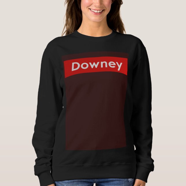 Sudadera Downey California (Anverso)