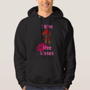 Sudadera Doy Besos Gratuitos a Labrador Laboratorio de Choc