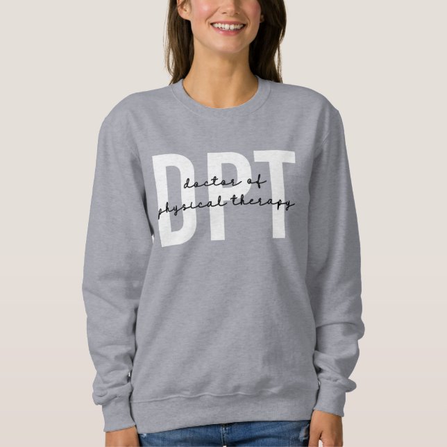 Sudadera DPT Doctor en Terapia Física (Anverso)