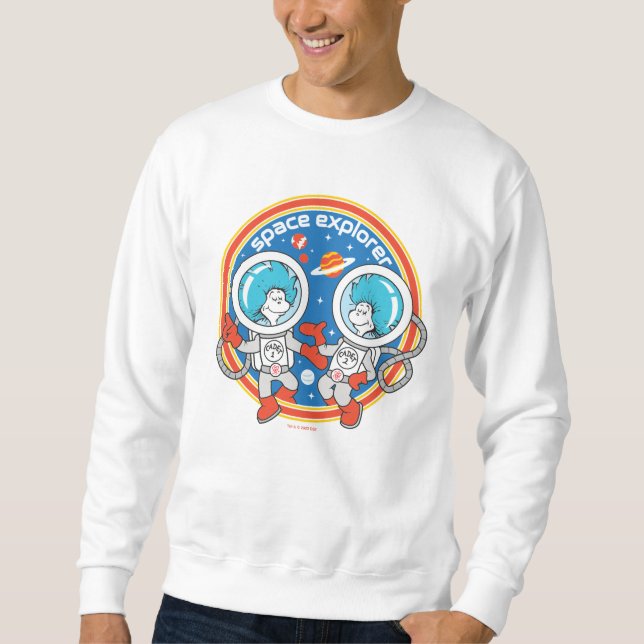 Sudadera Dr. Seuss | Cadet One Cadet Two Space Explorer (Anverso)