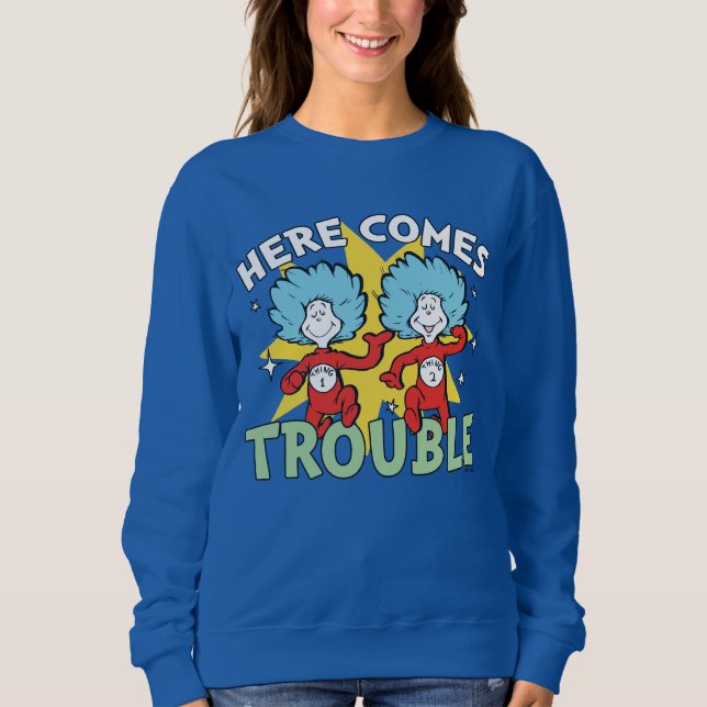 Sudadera Dr. Seuss | Cosa Uno Cosa Dos Aquí Viene el Proble (Anverso)
