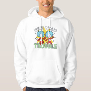 Sudadera Dr. Seuss Cosa Uno Cosa Dos Aquí Viene el Proble