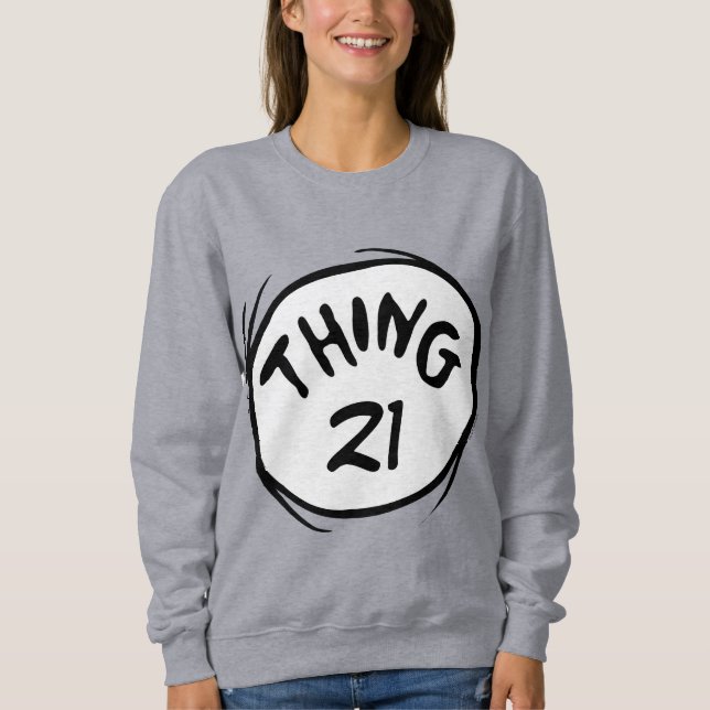 Sudadera Dr. Seuss | Cosa Uno personalizada Cosa Dos (Anverso)