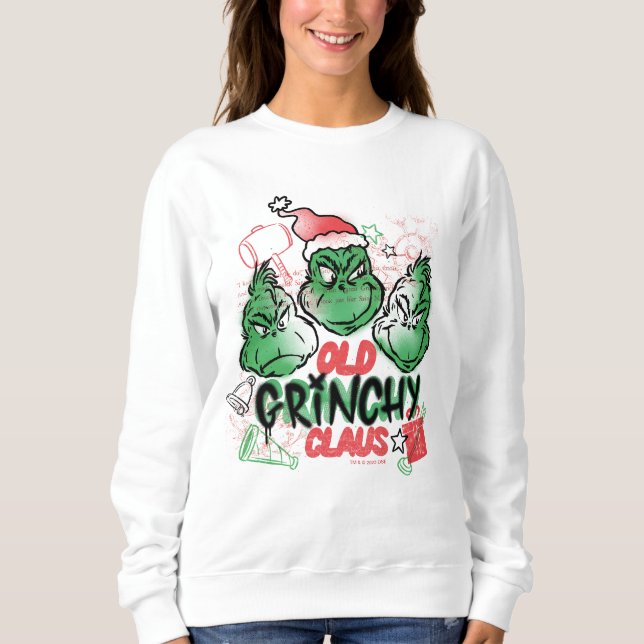 Sudadera Dr. Seuss | El viejo Grinch Claus (Anverso)