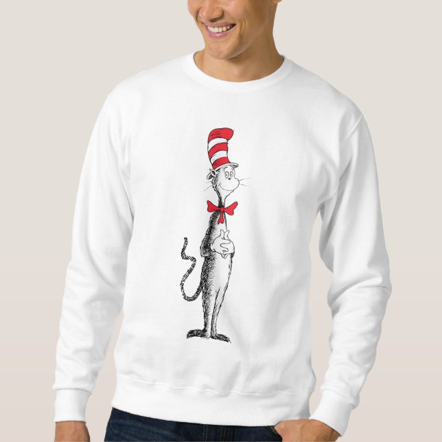 Sudadera Dr. Seuss: Gato en el Gorra de pie (Anverso)