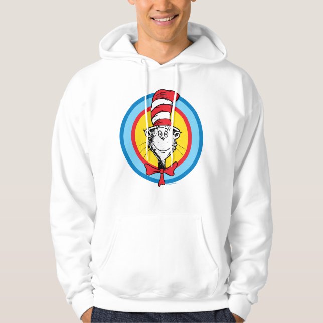 Sudadera Dr. Seuss | Gato en el gráfico de la cabeza del Go (Anverso)