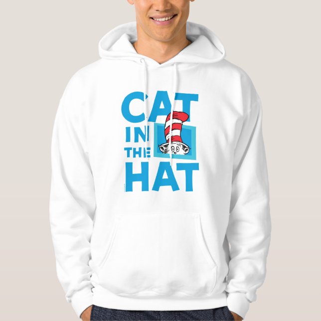 Sudadera Dr. Seuss | Gato en el logotipo del Gorra (Anverso)