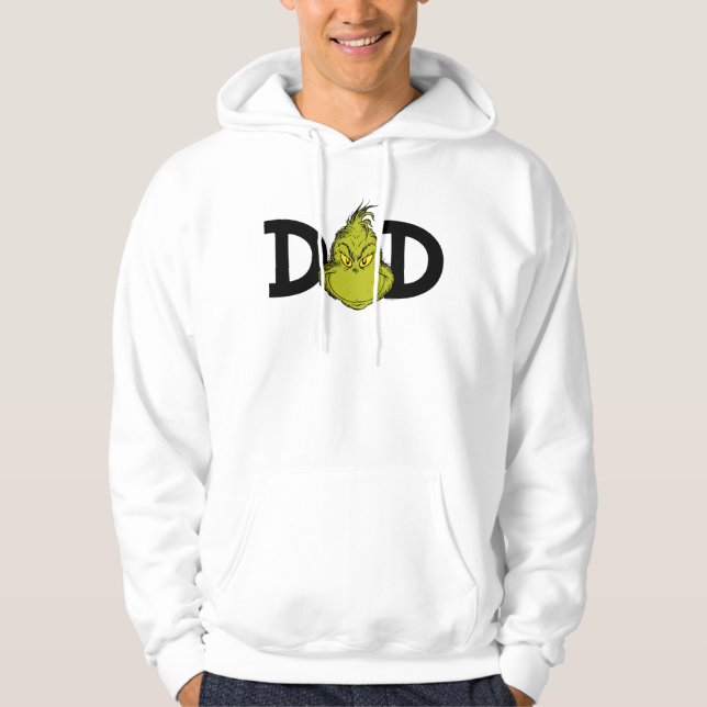 Sudadera Dr. Seuss | Grinch Cumpleaños de Invierno Papá (Anverso)