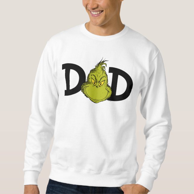 Sudadera Dr. Seuss | Grinch Winter Birthday Dad (Anverso)