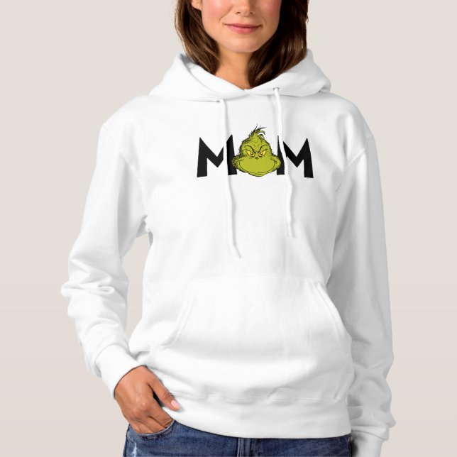 Sudadera Dr. Seuss | Grinch Winthday Mom (Anverso)