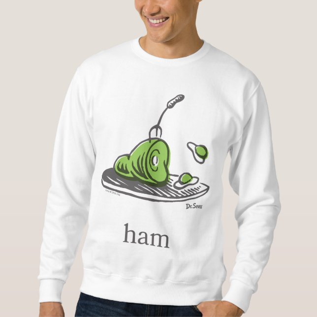 Sudadera Dr. Seuss | Huevos verdes con jamón (Anverso)