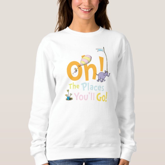 Sudadera Dr. Seuss | ¡Oh! El desfile de los lugares (Anverso)