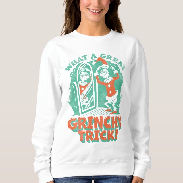 Sudadera Dr. Seuss | ¡Qué gran truco Grinchy! (Anverso)