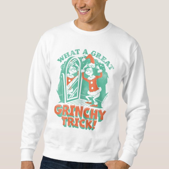 Sudadera Dr. Seuss | ¡Qué gran truco Grinchy! (Anverso)