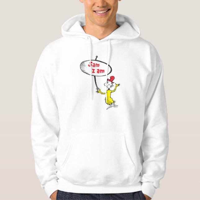 Sudadera Dr. Seuss| Sam-I-Am Rótulo (Anverso)