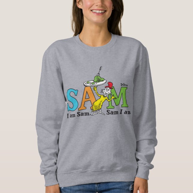 Sudadera Dr. Seuss | Soy Sam. Sam soy yo. (Anverso)