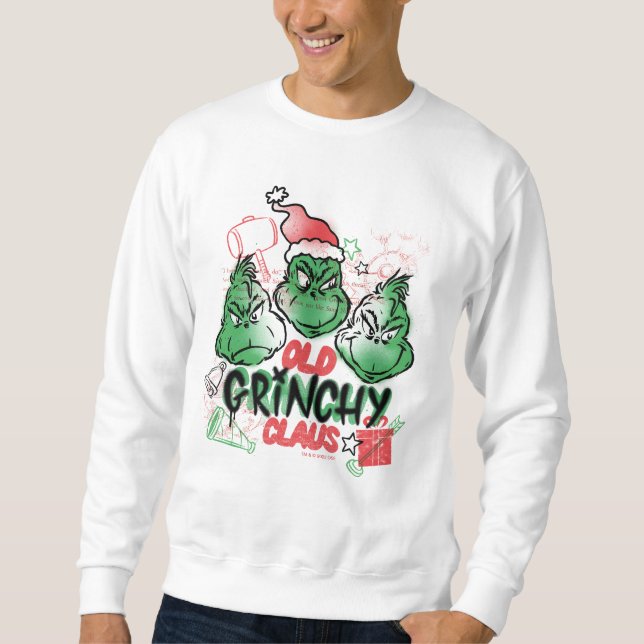 Sudadera Dr. Seuss | Viejo Grinch Claus (Anverso)
