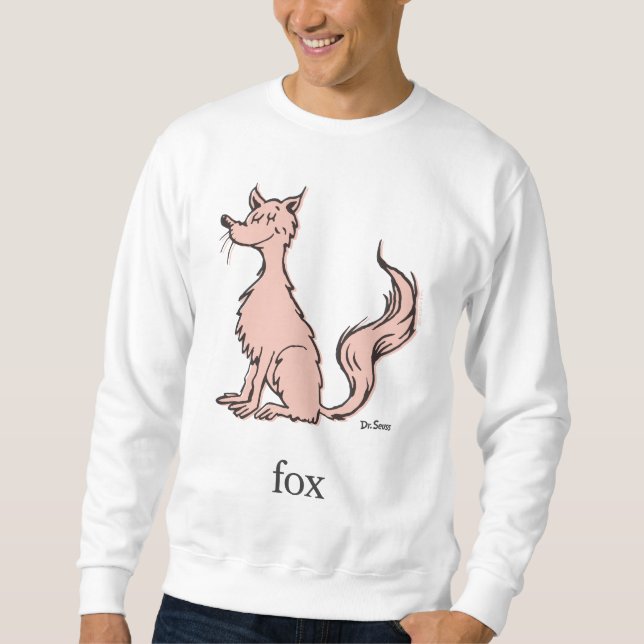 Sudadera Dr. Seuss | Zorro Rosa (Anverso)