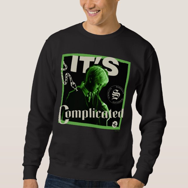 Sudadera Draco Malfoy - "Es Complicado" (Anverso)