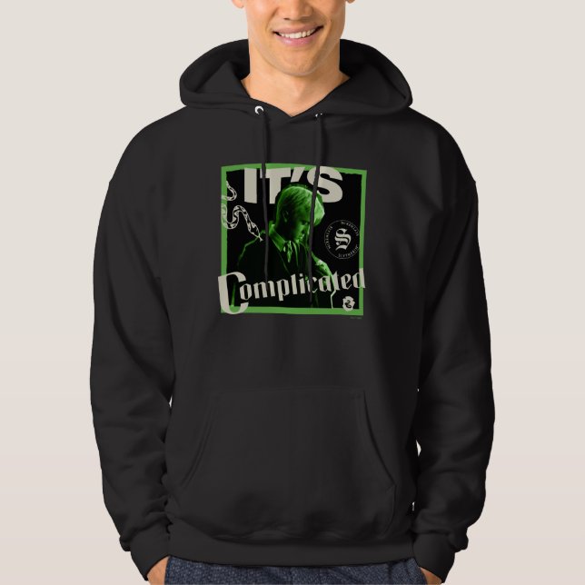 Sudadera Draco Malfoy - "Es Complicado" (Anverso)