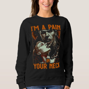 Sudadera Drácula Es Un Dolor En El Cuello, Chica Gótico Emo