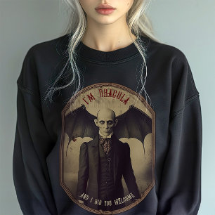 Sudadera Drácula gótica foto vintage Macabre estética