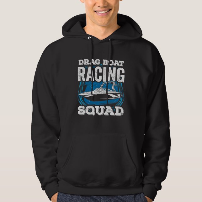 Sudadera Drag Boat Racing Squad Speedboat Racing Drag Boat (Anverso)