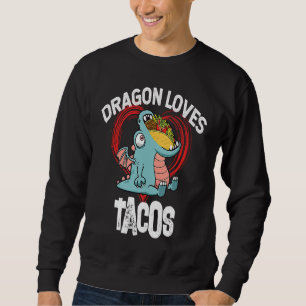 Sudadera Dragón ama los tacos  Cinco de Mayo  Fiesta de tac