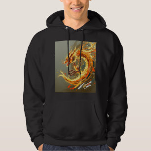 Sudadera Dragón Amarillo Dorado