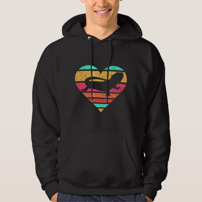 Sudadera Dragón barbudo Mascota del corazón Reptile Lizard (Anverso)