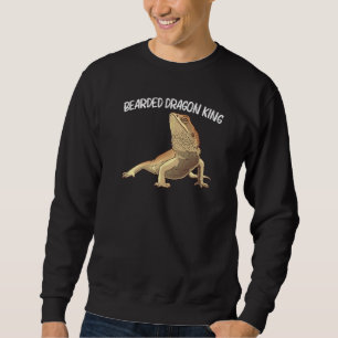 Sudadera Dragón Barbudo Para Hombres Papá Lagarto Herpetol